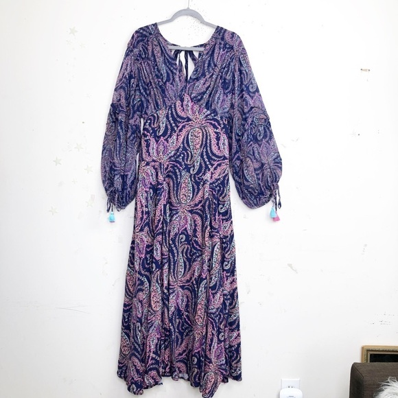 Free People Mirage Bohemian Paisley print maxi dress - Picture 10 of 14